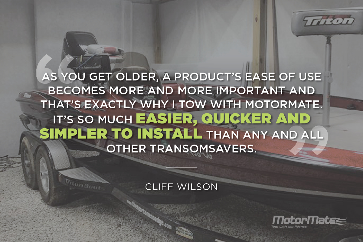 MotorMate Transom Saver Alternative Testimonial - Cliff Wilson