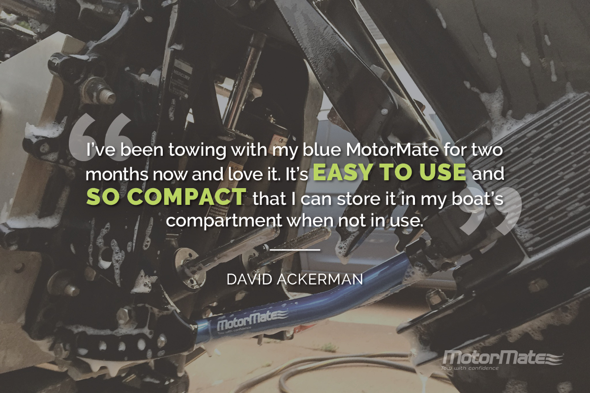 MotorMate Transom Saver Alternative Testimonial - David Ackerman