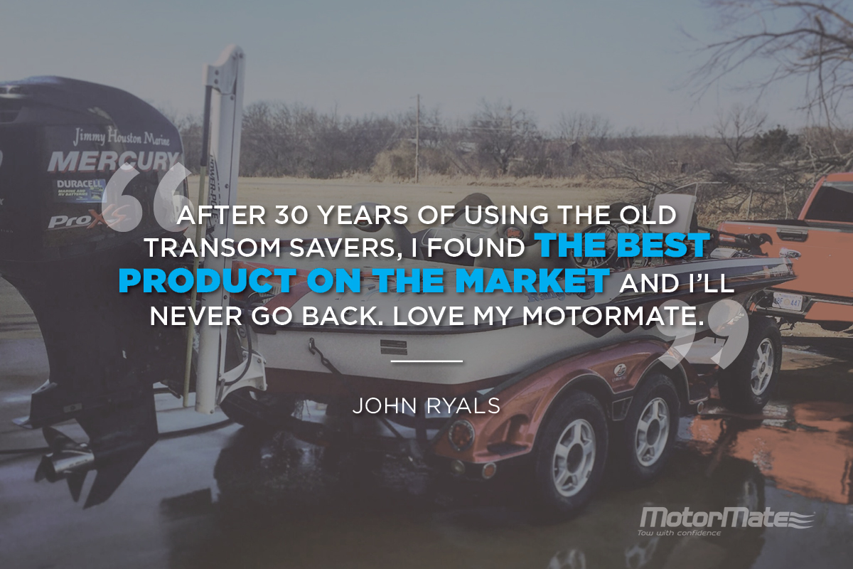 MotorMate Transom Saver Alternative for Mercury Testimonial - John Ryals